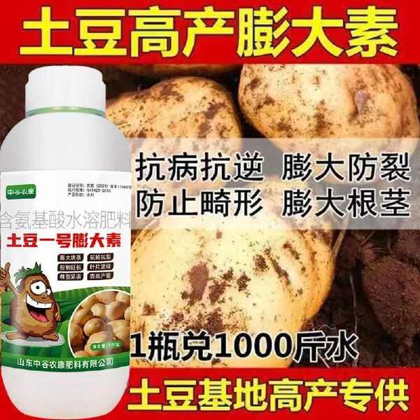 土豆膨大剂土豆叶面肥土豆控旺膨大素马铃薯增产剂防裂抗病害增产