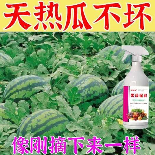 栾川县西瓜保鲜喷雾天热烂瓜防菌防腐喷洒浸泡延长鲜蔬菜水果防烂