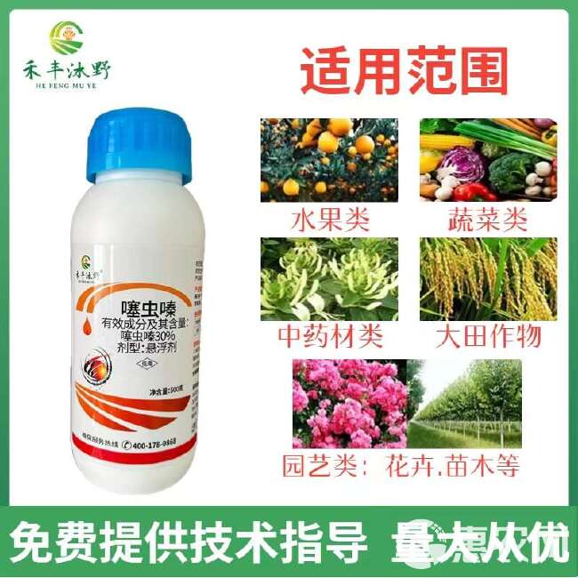 禾丰噻虫嗪果树蔬菜蓟马蚜虫飞虱潜叶蛾斑潜蝇绿叶蝉杀虫剂