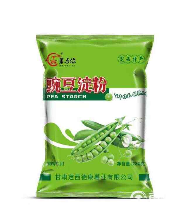 甘肃定西豌豆淀粉批发凉皮专用生粉食用整箱发货