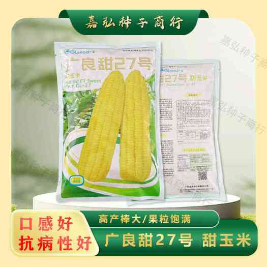 国审广良甜27号 鲜食甜水果玉米种子 特大高产微抗热