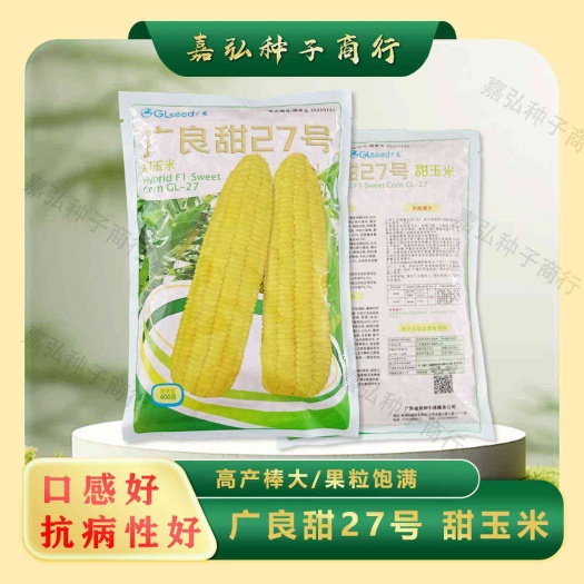 义乌市国审广良甜27号 鲜食甜水果玉米种子 特大高产微抗热