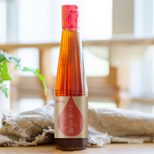 西安珍佰粮 小磨香油400ml/瓶 芝麻油 佐料食用油
