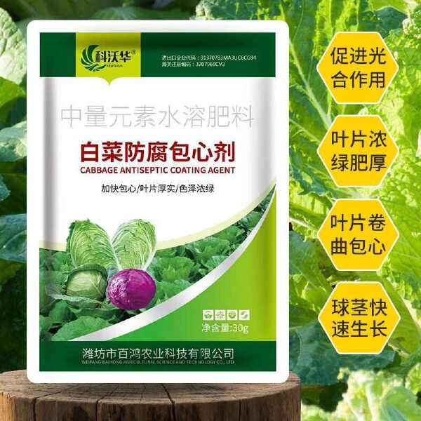 白菜甘蓝防腐包心剂生长剂防病速长剂椰菜花菜专用叶面肥料