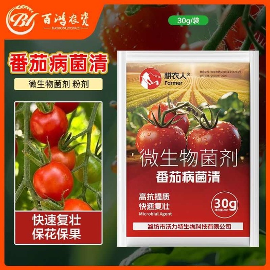 长沙番茄病菌清复合微生物菌剂番茄辣椒黄瓜蔬菜专用叶面肥料