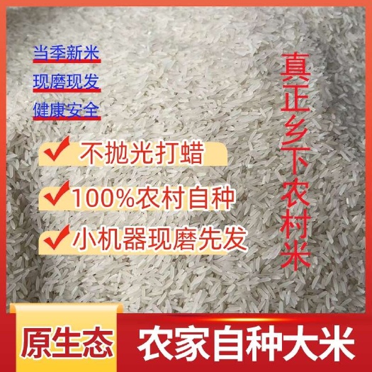 武汉湖北农村乡里自种大米10斤优选散装不抛光打蜡现磨现发农家