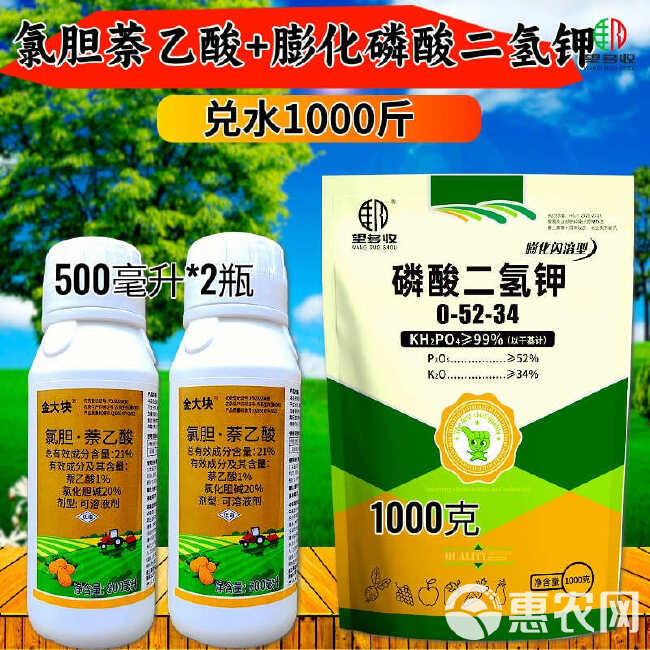 21%氯胆萘乙酸地下块茎膨大剂提高光合作用马铃薯红薯花生大蒜