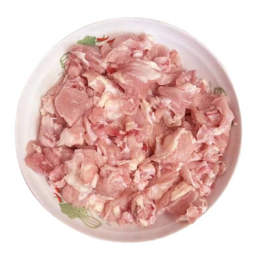 诸城市鸡腿碎肉冷冻肉鸡胸皮碎鸡肉新鲜肉鸡肉，物美价廉