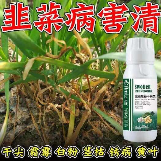 长沙韭菜病专用韭菜病黄叶干尖病灰霉病韭菜白斑病叶斑病锈斑花叶面肥