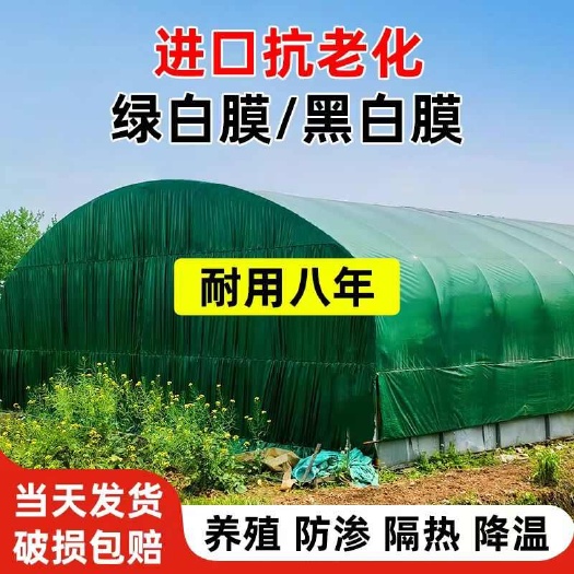 大棚绿白膜食用菌大棚专用膜防航拍养殖大棚