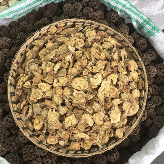 昆明秦艽 精选优质白秦艽个子 切圆片