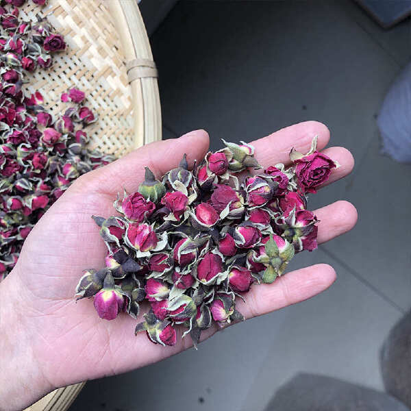 金边玫瑰 玫瑰花茶新货 金边玫瑰花干花泡茶农家晒干