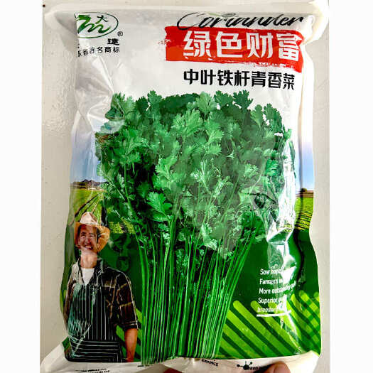 寿光市中叶铁杆青香菜种子澳洲四季抗抽苔抗重茬春夏秋耐热抗寒