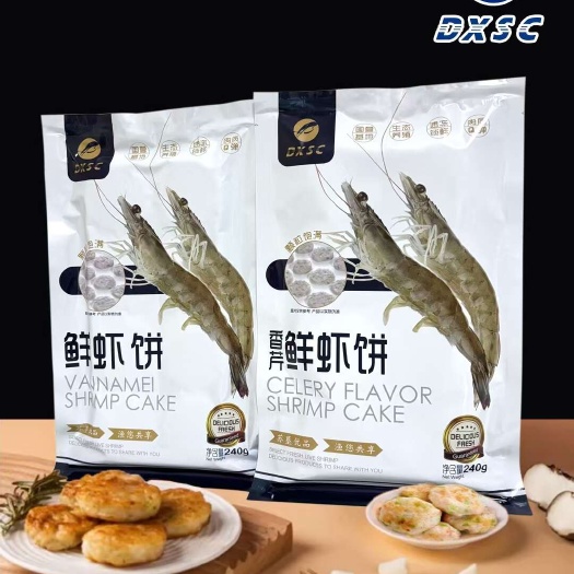 连云港苏垦渔业 东辛南美白对虾 香芹鲜虾饼