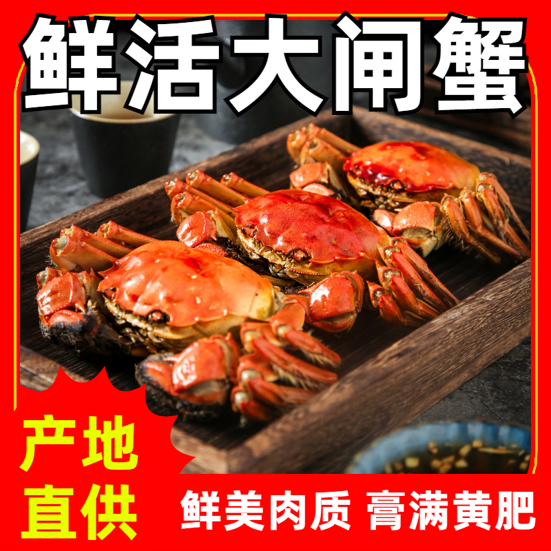 湖北大闸蟹，蟹黄饱满，规格全，货源稳定量大从优