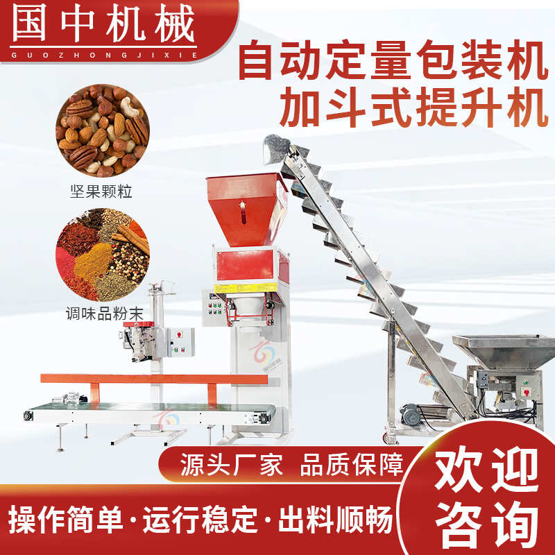不锈钢自动定量包装机加斗式提升设备
