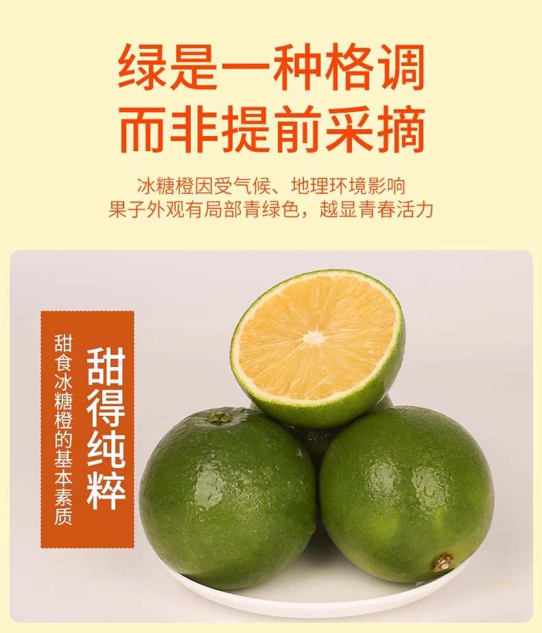褚鲜森冰糖橙10斤装礼盒支持一件代发