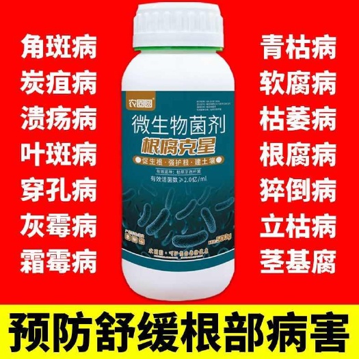 长沙根茎腐速绝防根腐立枯青枯茎基腐病抗重茬死苗烂根死颗通用生物肥