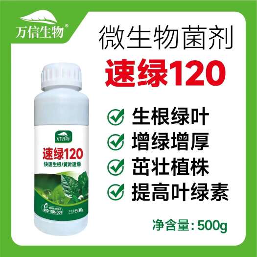 长沙速绿120氨基酸叶面肥壮棵提苗增厚增绿生根中量元素水溶肥料