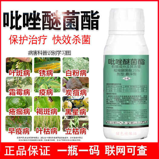 吡唑醚菌酯广谱杀菌剂白粉病叶斑病炭疽病疮痂病霜霉病锈病褐斑病