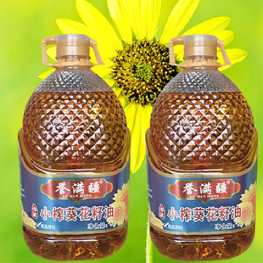 小榨葵花籽油新疆特产物理压榨纯正浓香瓜籽油炒菜食用油包邮批发