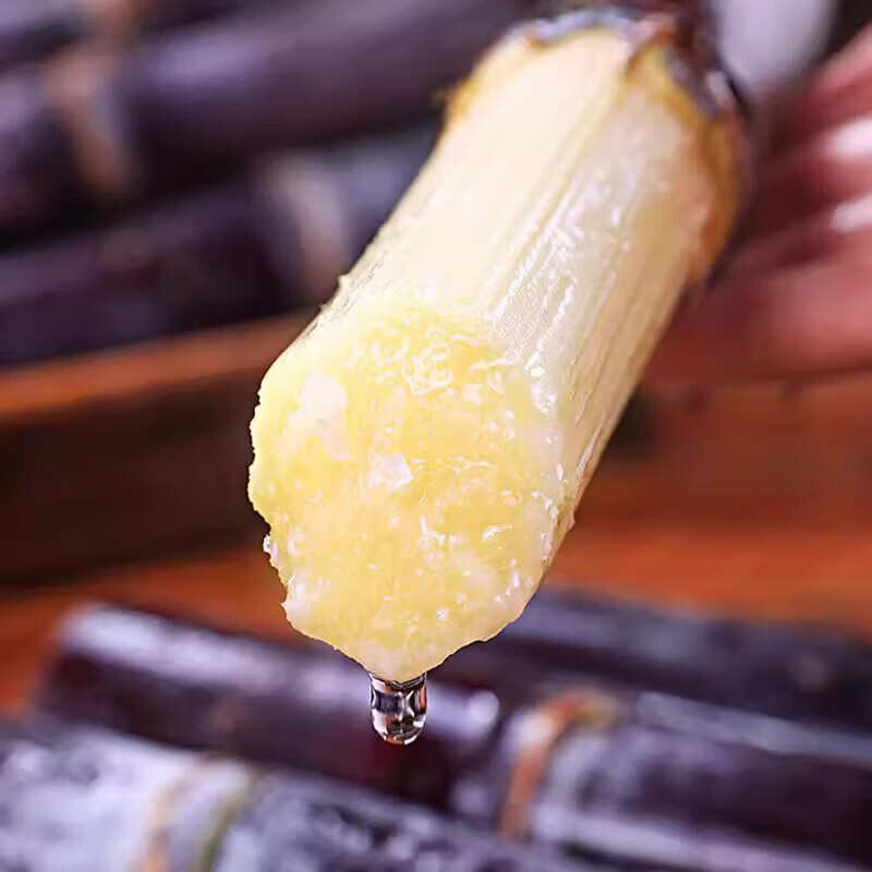 广西黑皮甘蔗5斤/9斤装送削皮刀一件代发