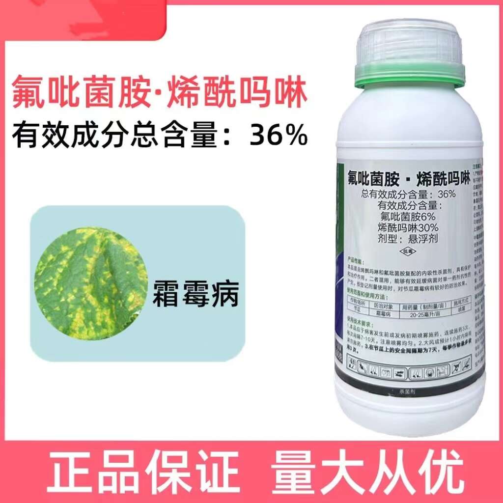 36%氟吡菌胺烯酰吗啉蔬菜节瓜晚疫霜霉病疫病杀菌剂