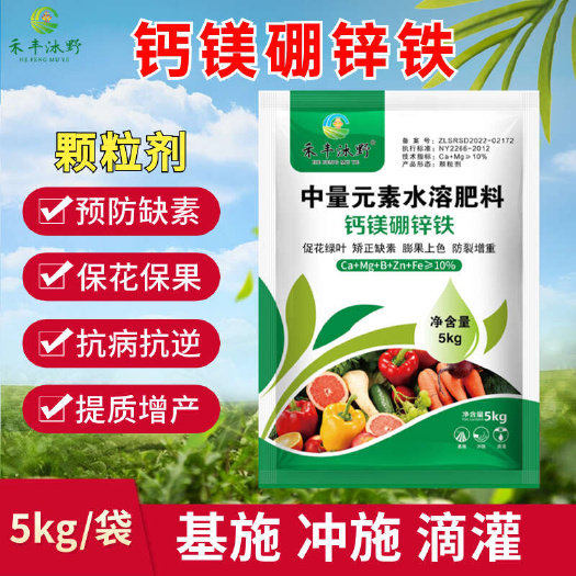 潍坊钙镁硼锌铁中微量元素水溶肥叶面肥料颗粒肥冲施肥专用肥