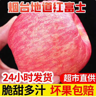 蒙阴县山东红富士苹果当季时令新鲜水果整箱苹果脆甜产地一手货源