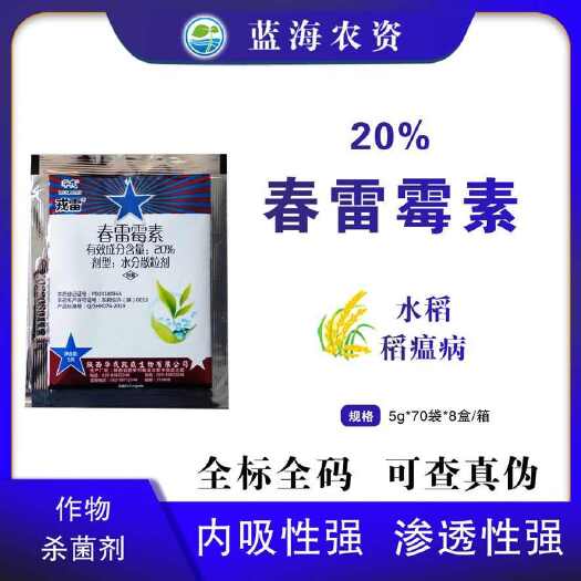 华戎戎雷20%春雷霉素农用水稻稻瘟病专用杀菌剂批发