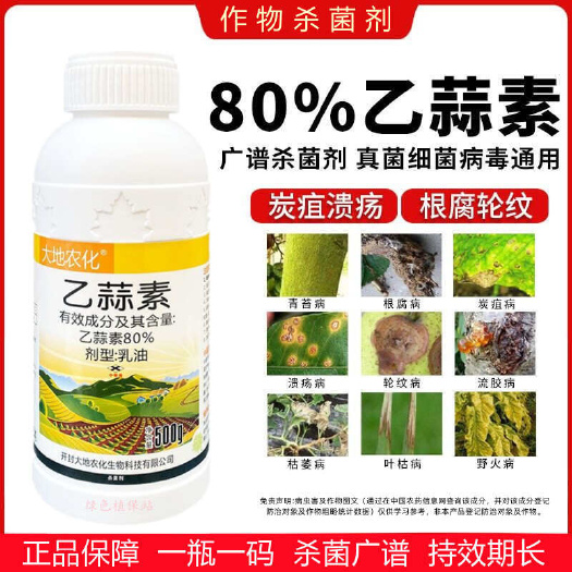 鄄城县80%乙蒜素真菌细菌根腐病烂秧病枯萎病青枯病青苔杀菌剂
