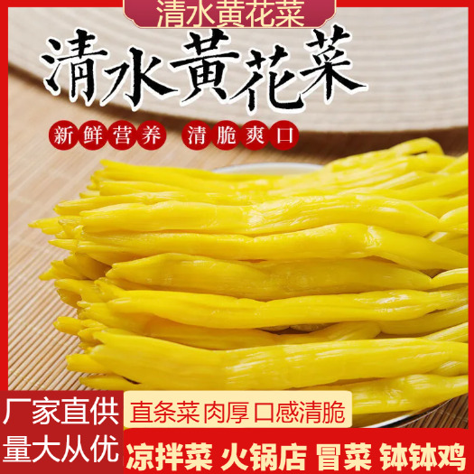 祁东县厂家直供清水黄花菜原材料凉拌菜，麻辣烫，火锅，串串，冒菜
