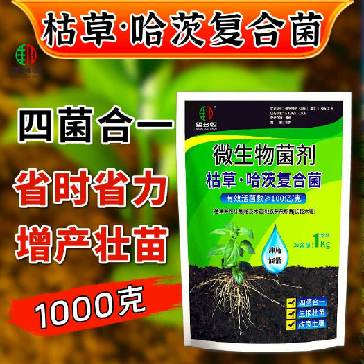 潍坊枯草哈茨复合菌 生根养地 冲施灌根1000克生根养地