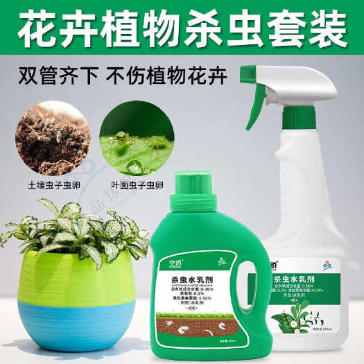 空消花卉杀虫剂 植物盆栽多肉月季除花蚜虫蚧壳虫菜地祛红蜘蛛