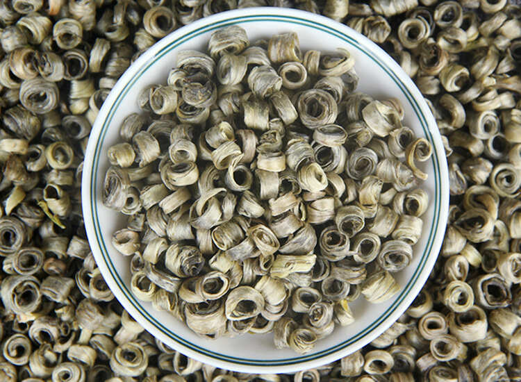 茉莉花茶茉莉香珠特级茉莉曲螺茉莉女儿环飘雪白毫银针