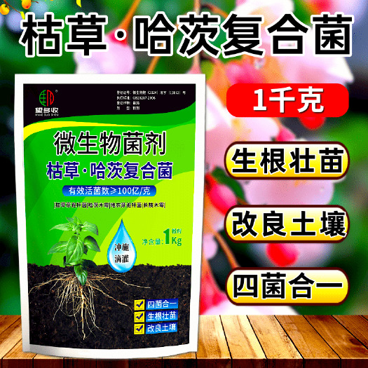 潍坊枯草哈茨木霉菌复合菌改土生根防死棵烂苗微生物菌剂