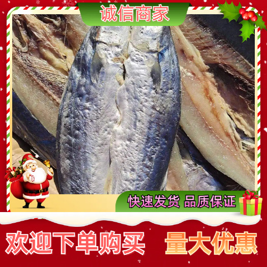 滨州燕尾鲅鱼干，开背去内脏的！渤海湾腌制咸鱼干