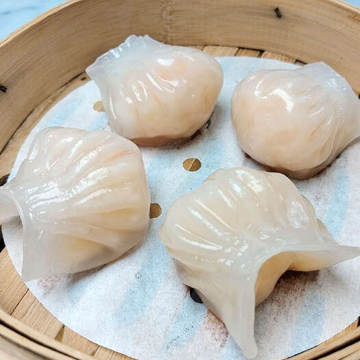 佛山广东佛山南海预包装虾饺袋装直销支持代发贴牌25克水晶虾饺