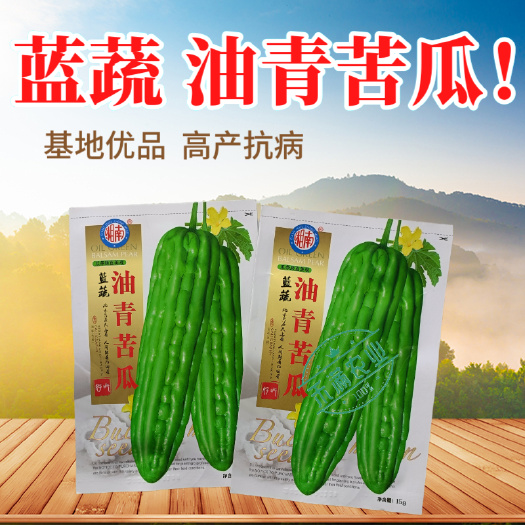 油青大苦瓜种子耐热耐寒多肉苦瓜种籽早熟翠玉绿色苦瓜种籽