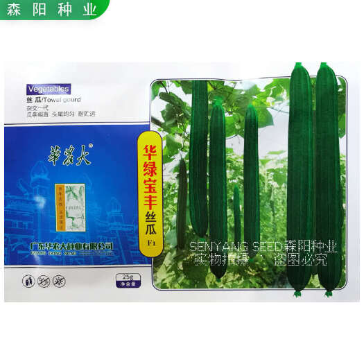 华农大华绿宝丰丝瓜种子杂交八角棱丝瓜耐热耐寒中熟春夏秋季翠丽