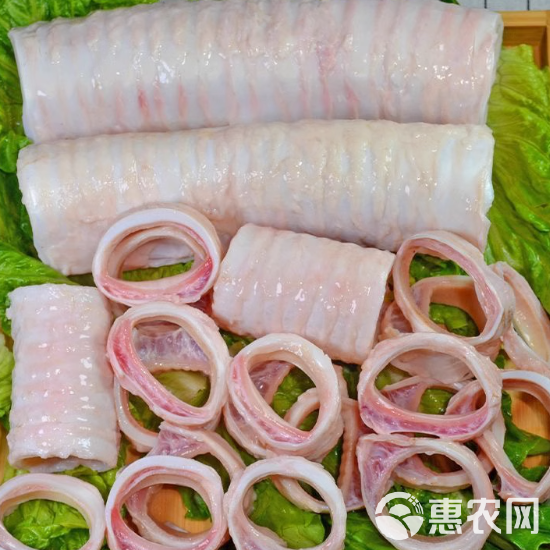 精修牛肺管，牛喉管脆骨，新鲜干净牛气管有头无头可选