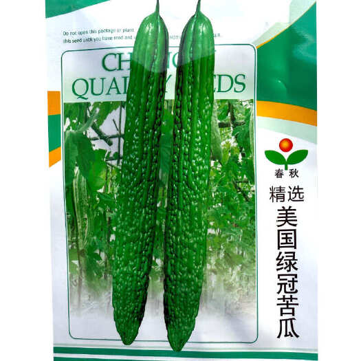 建瓯市美国绿冠苦瓜种子抗病性强 耐热耐涝 刺瘤丰满