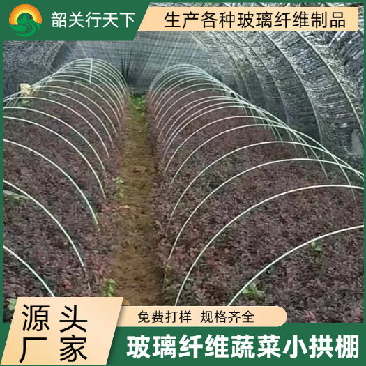 乐昌市定制玻璃纤维杆防腐农用蔬菜拱棚支架玻纤大棚骨架高强度玻纤棒