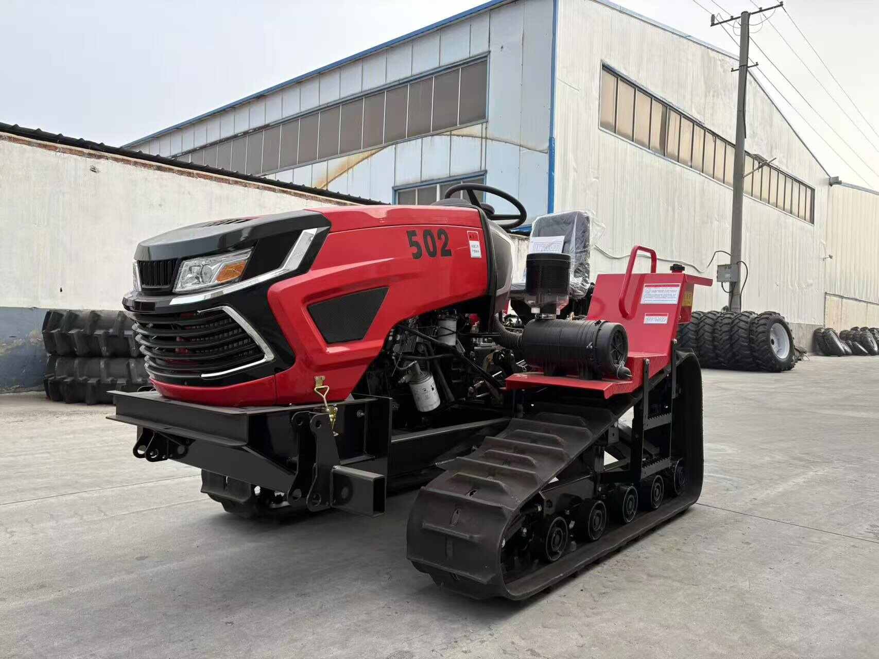 加推土铲履带拖拉机 水旱两用拖拉机 山地耕地履带旋耕机