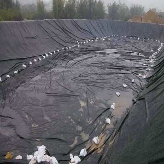 沭阳县生产定制多规格水产养殖防渗膜藕池HDPE防渗膜土工膜
