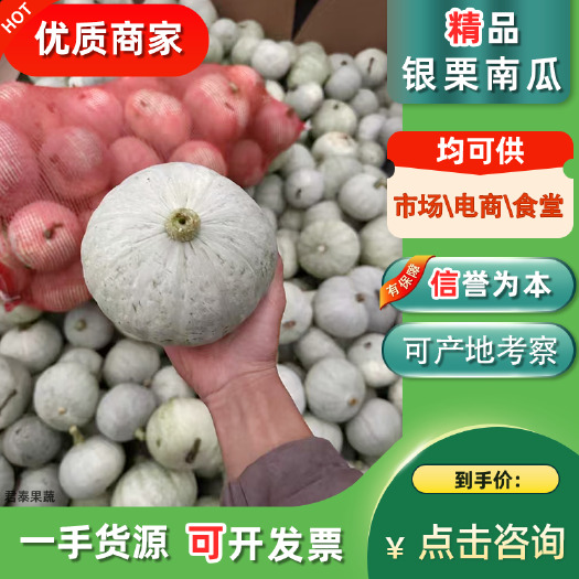 银栗南瓜贝贝南瓜板栗南瓜电商市场工厂货 够老各种规格