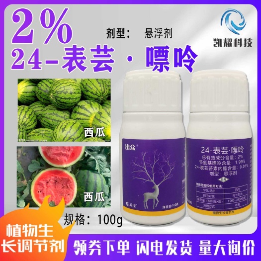 实佳2%表芸嘌呤西瓜蔬菜促花促果农药植物生长调节剂可开发票