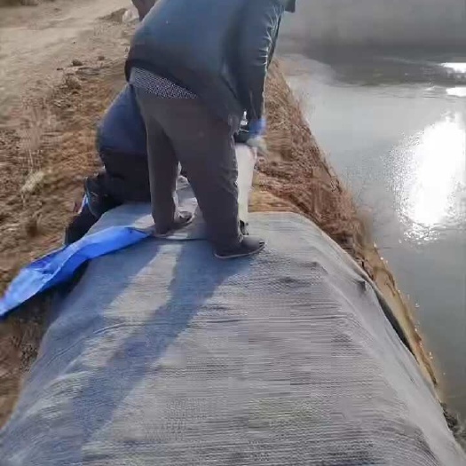 德州水泥毯 鱼塘护坡水泥毯 水渠水泥毯 可代替混凝土浇筑