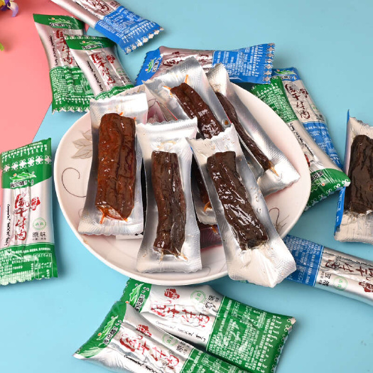 包头库伦情手撕风干牛肉干内蒙古特产独立小包散装原味香辣即食小零食