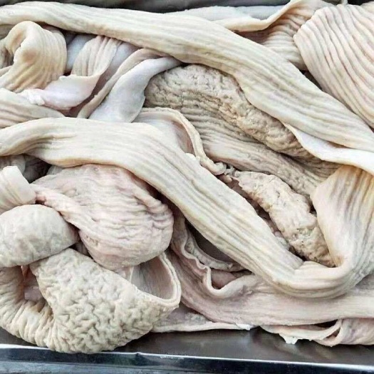 精修去油牛大肠片，一手货源预包装低温冷冻保存